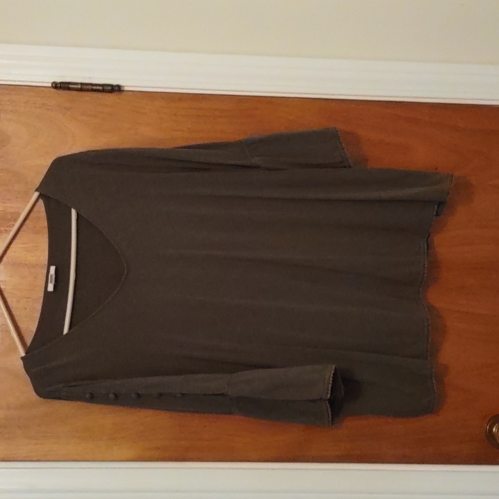 J Jill top, XL, olive green